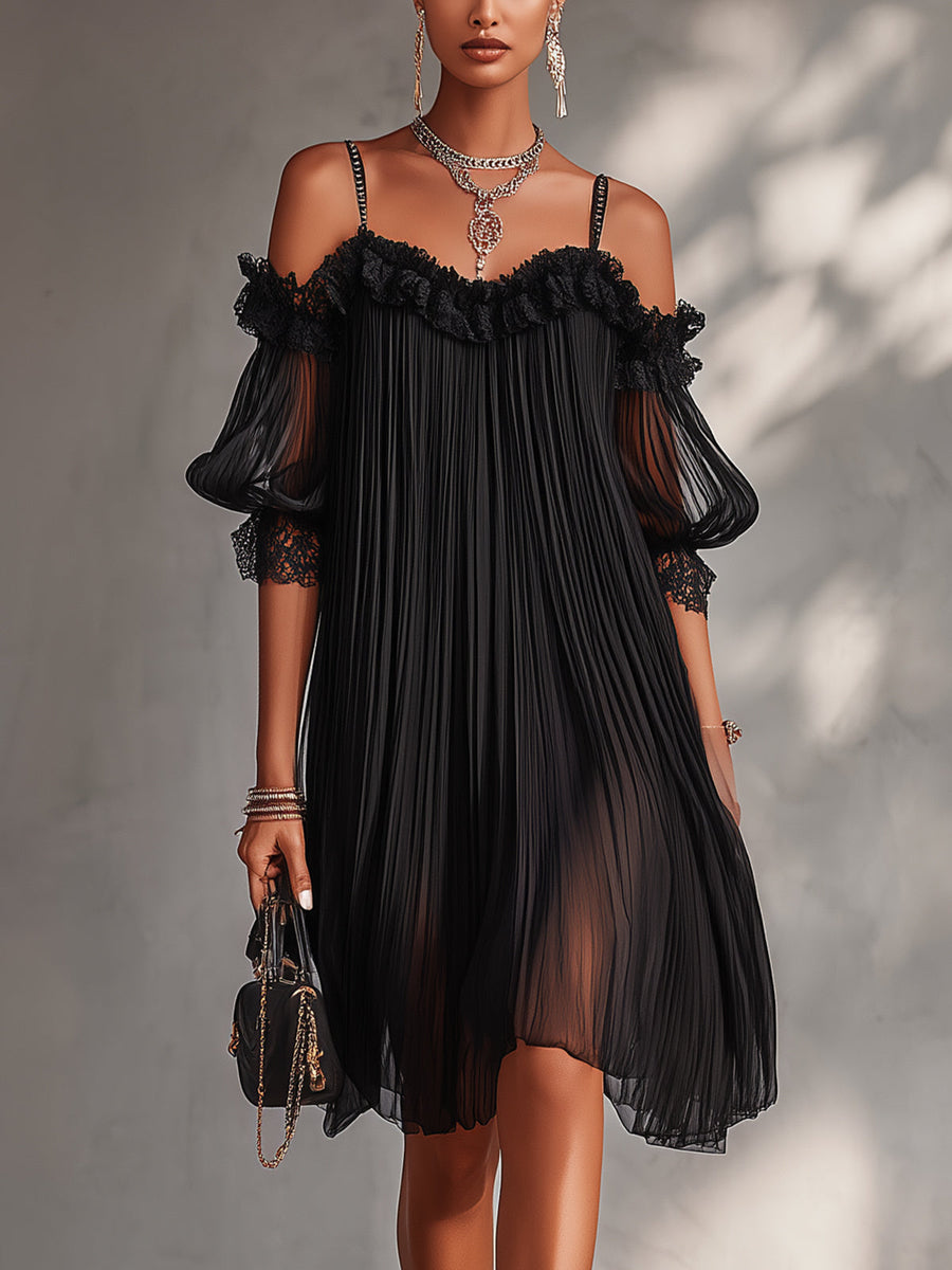 VITTORIA | Off-Shoulder Mini Dress
