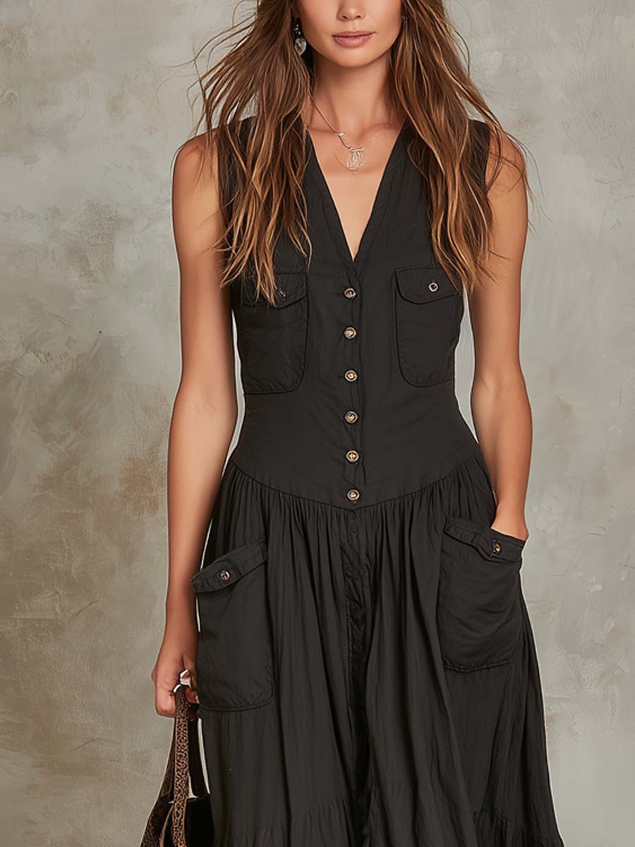 RITA | Maxi Dress with Pockets