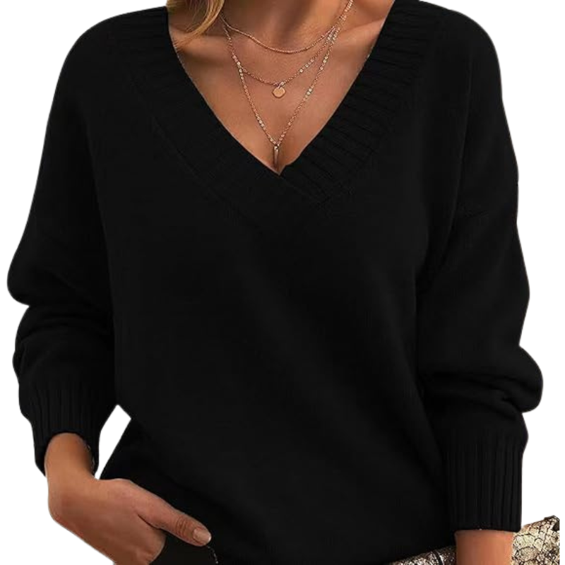 LILLIAN | Lightweight V-Neck Sweater