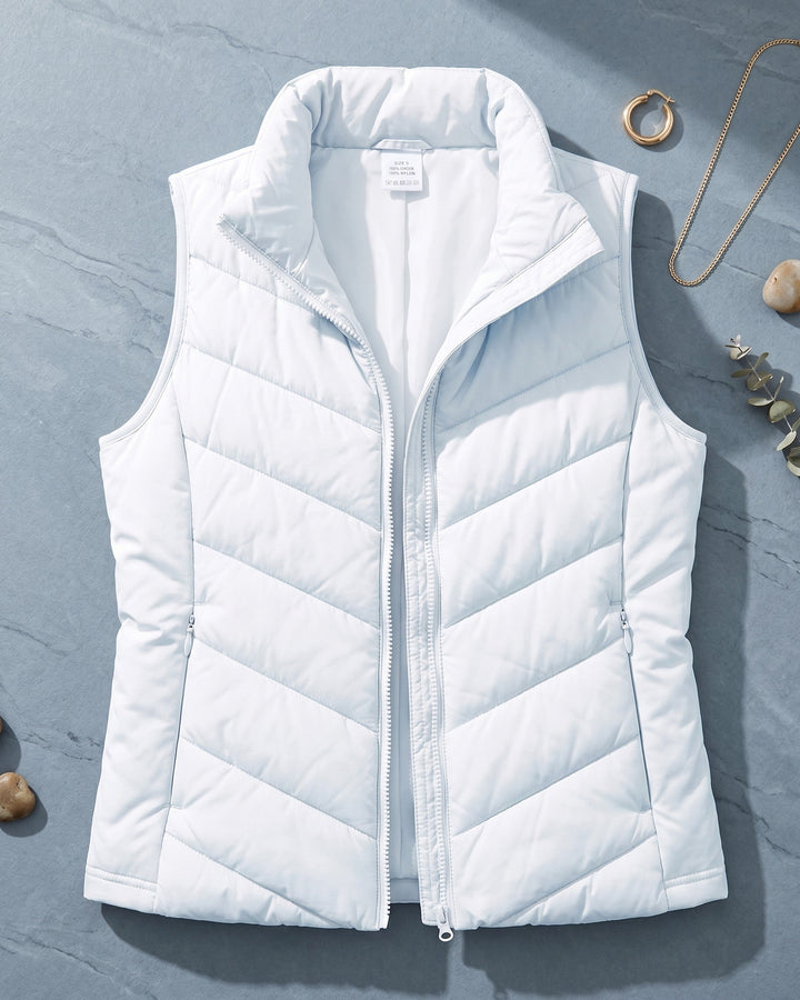 AVA | Chevron Quilted Vest