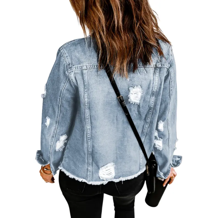 CHARLIE | Distressed Boyfriend Jacket