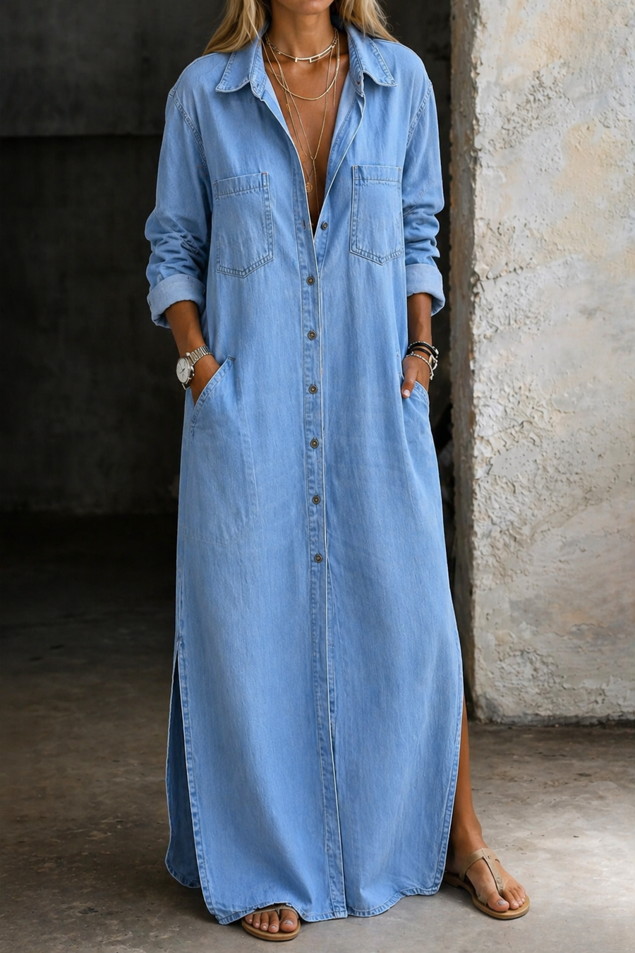 ANDREA | Button Down Dress