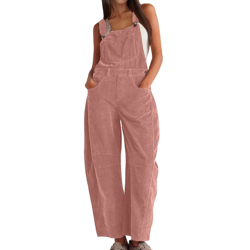 SHARON | Wide Leg Overalls Jumpsuit
