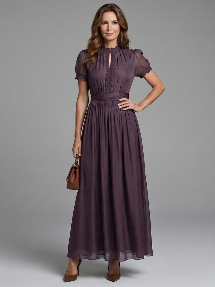 DIVINA | Pleated Maxi Dress