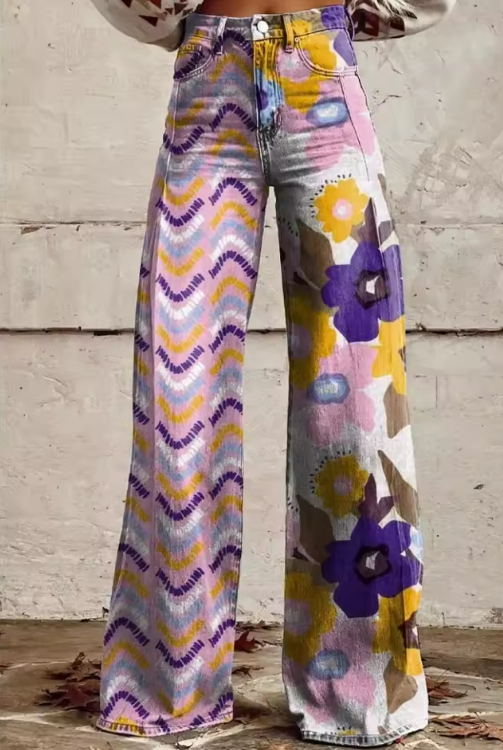 ISADORA | Bohemian Floral Pants