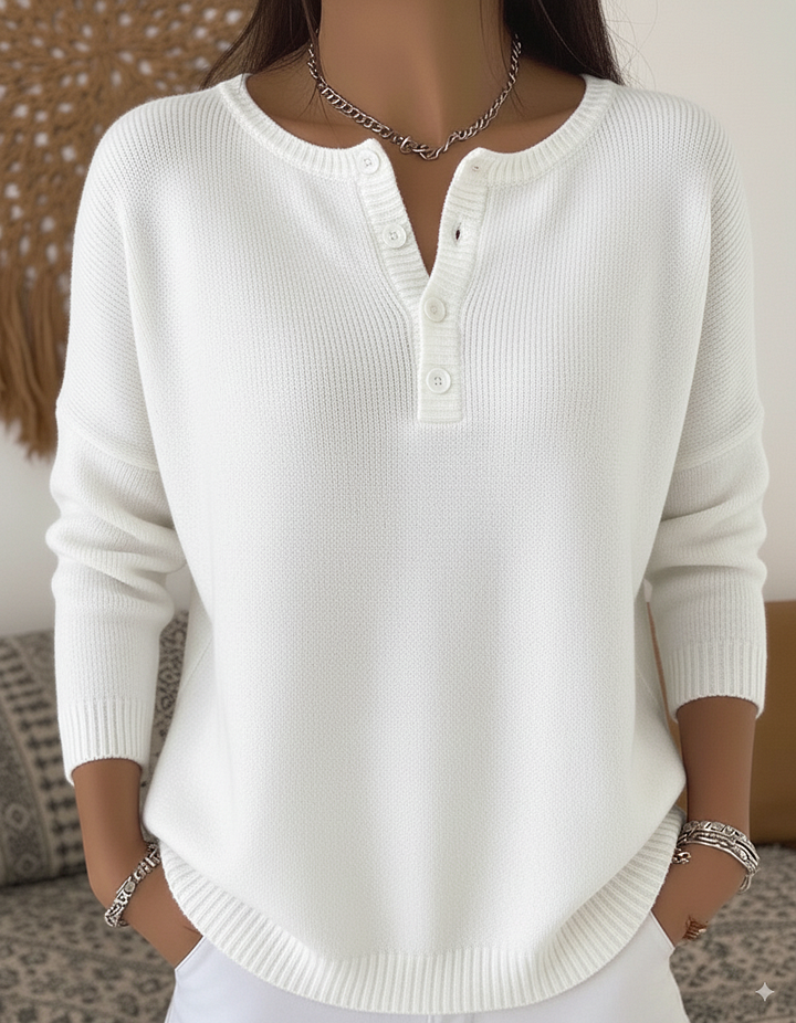 RUBY | Calm Button-Up Jumper