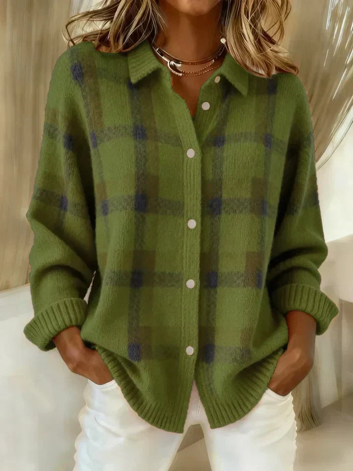 ZOEY | Cloud-Soft Plaid Button-Up