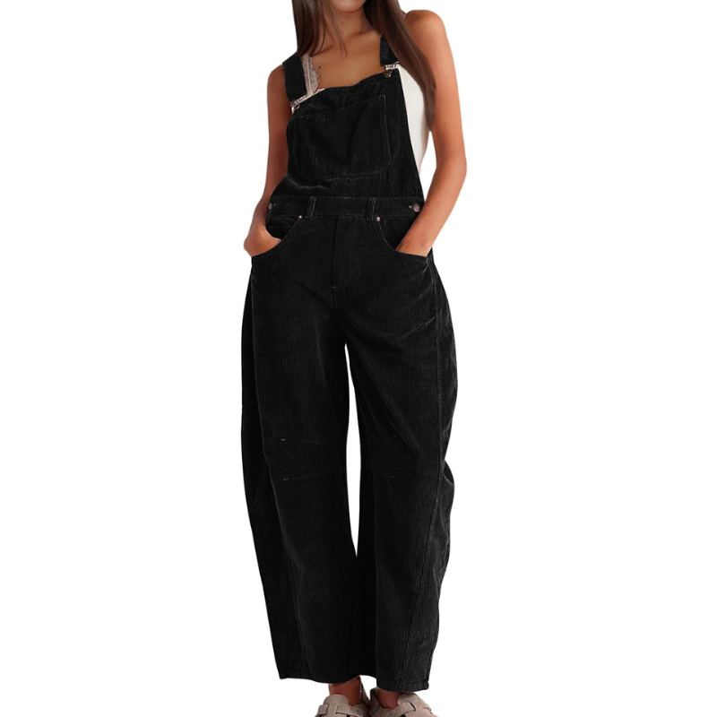 SHARON | Wide Leg Overalls Jumpsuit
