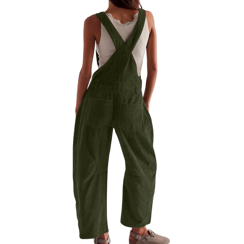 SHARON | Wide Leg Overalls Jumpsuit