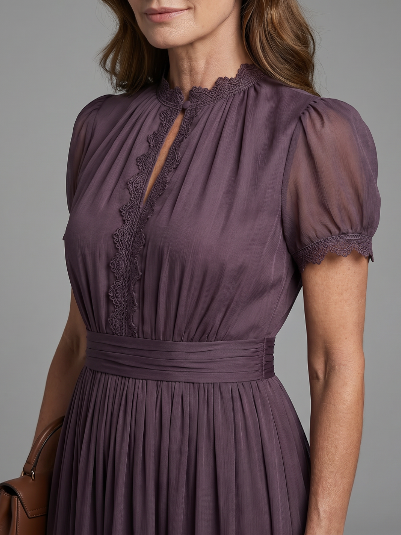 DIVINA | Pleated Maxi Dress