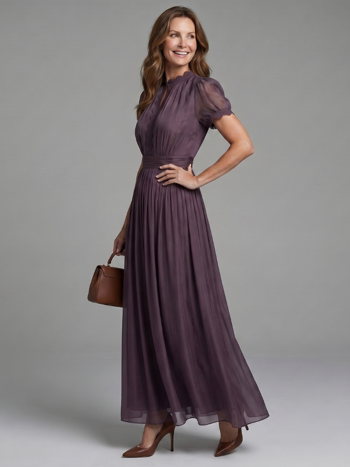 DIVINA | Pleated Maxi Dress