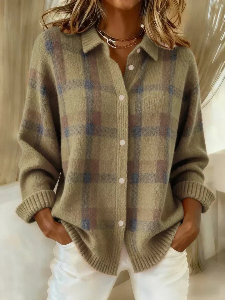 ZOEY | Cloud-Soft Plaid Button-Up