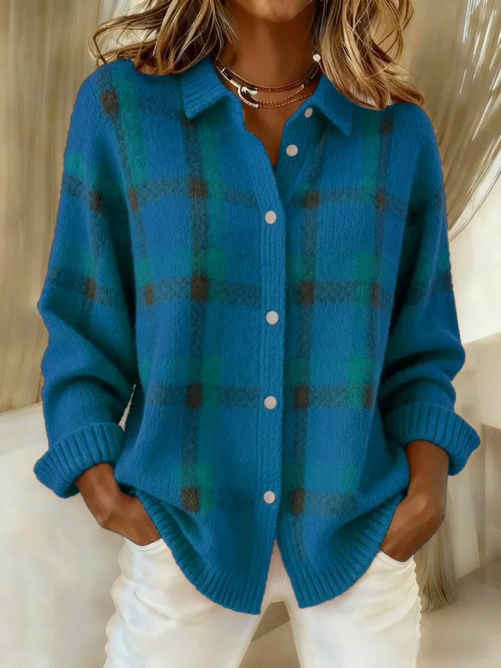 ZOEY | Cloud-Soft Plaid Button-Up