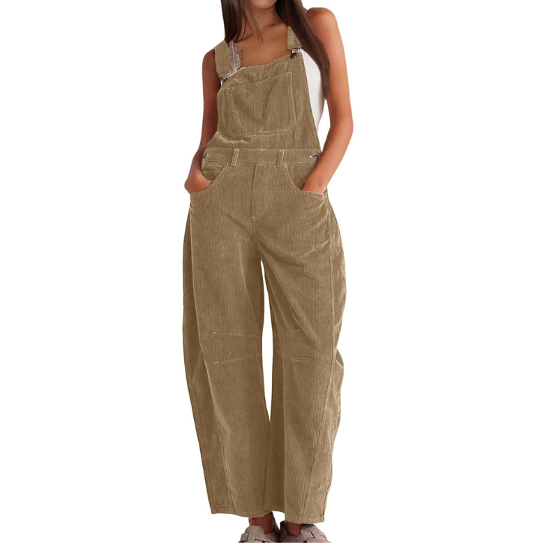 SHARON | Wide Leg Overalls Jumpsuit