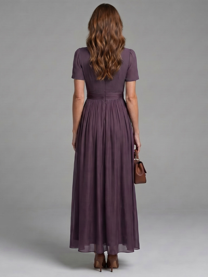 DIVINA | Pleated Maxi Dress