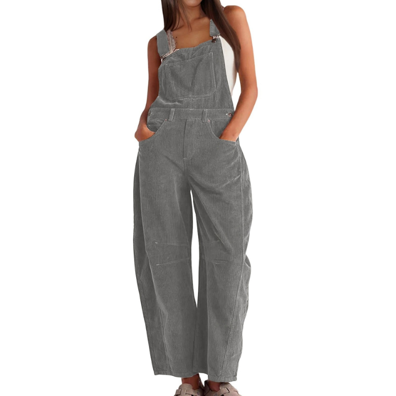 SHARON | Wide Leg Overalls Jumpsuit