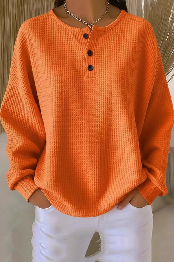 AVA | Loose-Fitting Blouse with Buttons