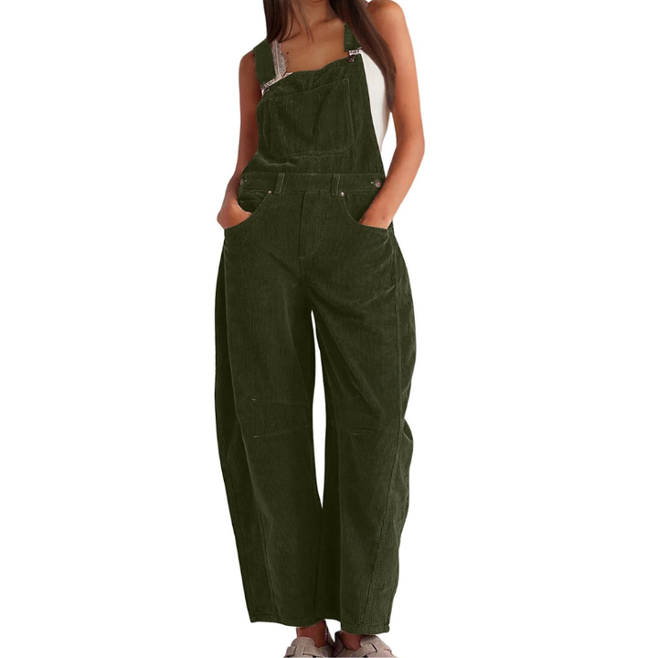 SHARON | Wide Leg Overalls Jumpsuit