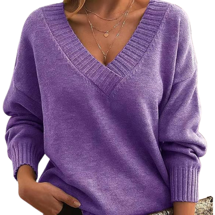 LILLIAN | Lightweight V-Neck Sweater