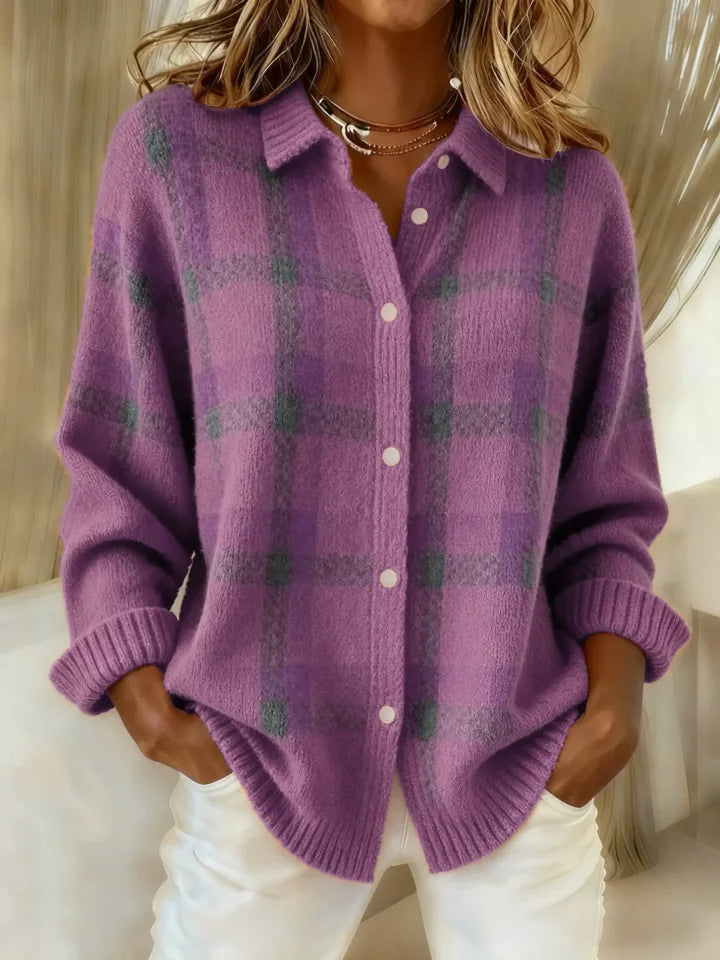 ZOEY | Cloud-Soft Plaid Button-Up