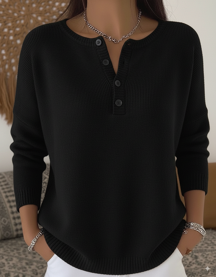 RUBY | Calm Button-Up Jumper