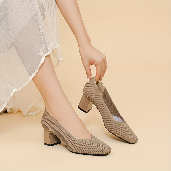 VALENTINA | Comfortable Stable Heels