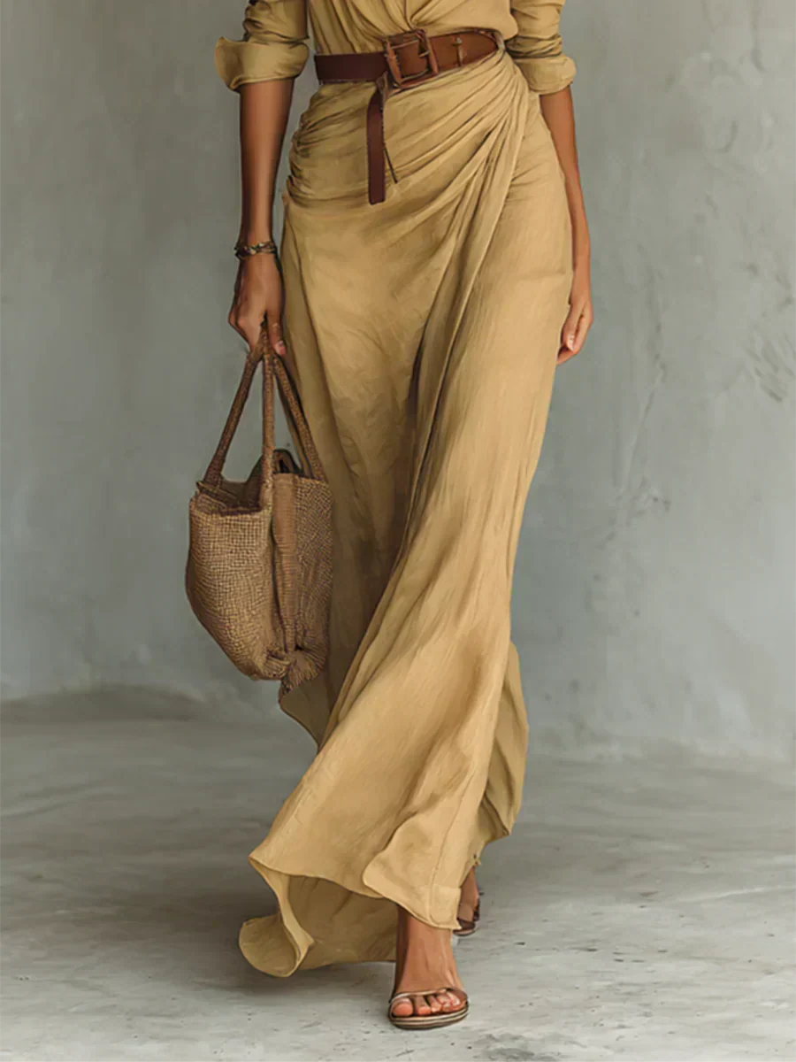 CAMILLE | Elegant Floral Print Maxi Dress