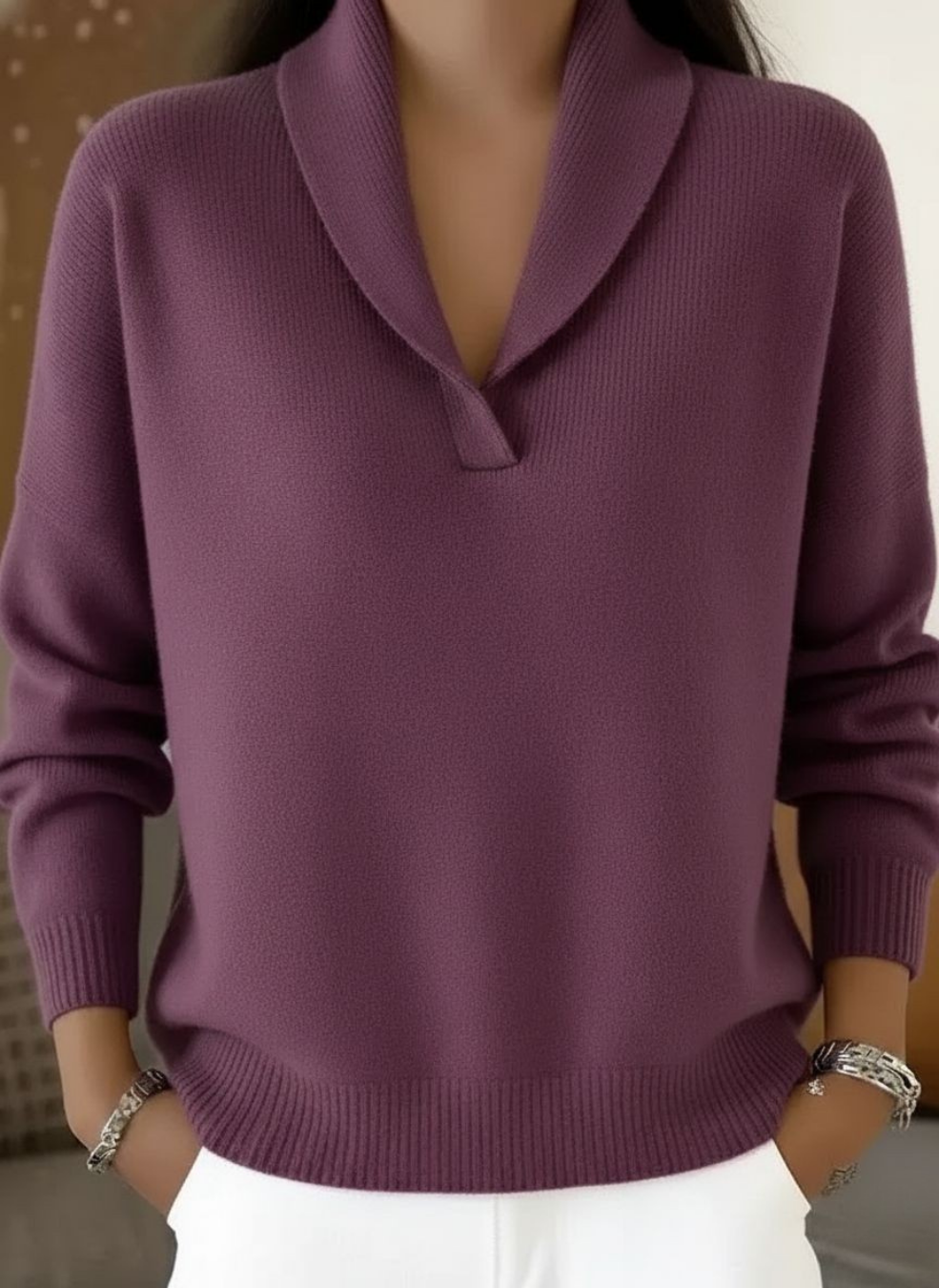 LILY | V-Neck Sweater