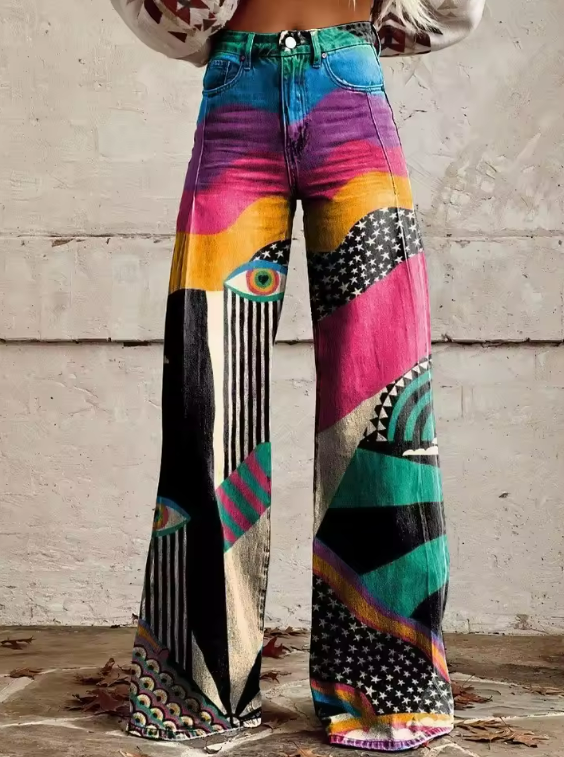 TALIA | Boho Chic Flared Pants