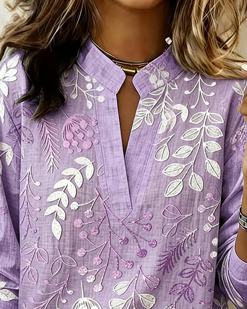 AURELIA | Soft-Touch Floral Blouse