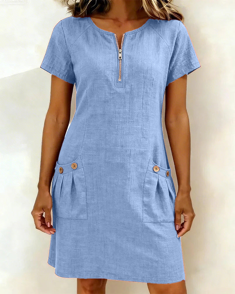 LINA | Everyday Elegant Cotton Dress