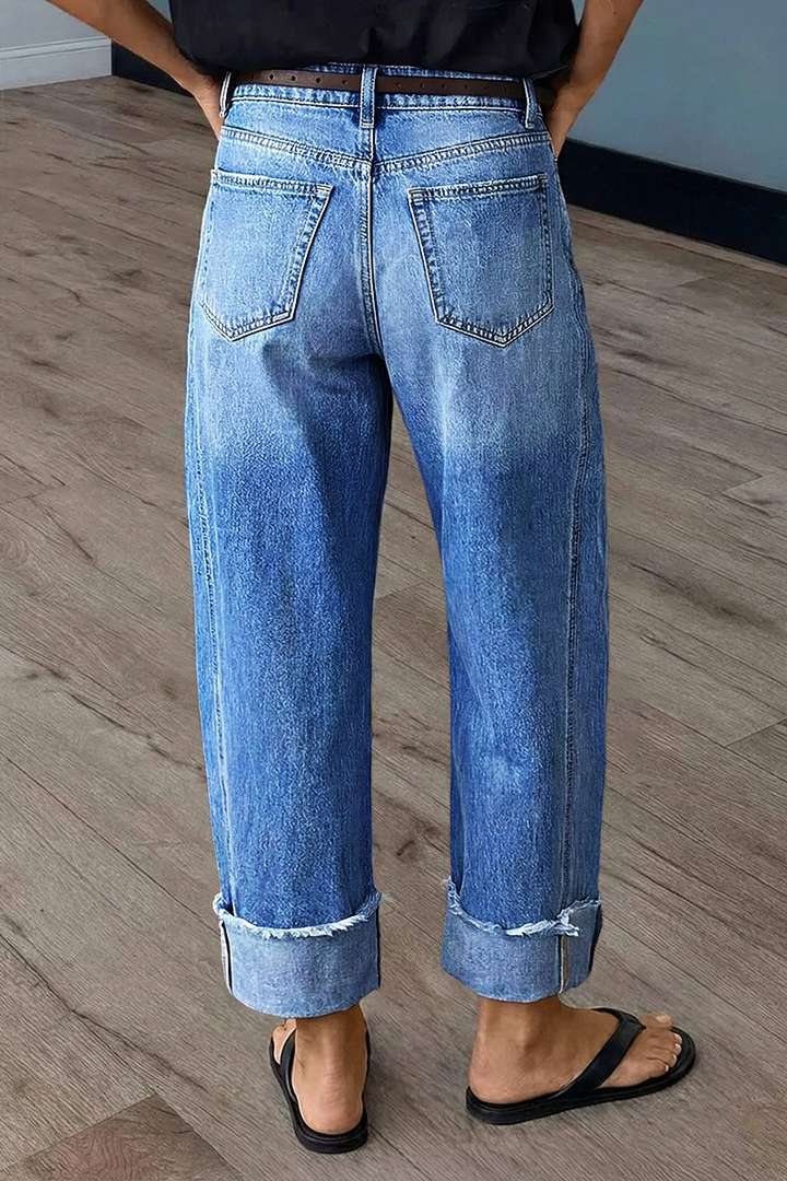MIA | Roll Edge Straight Jeans