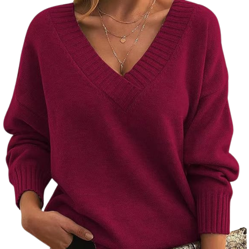 LILLIAN | Lightweight V-Neck Sweater