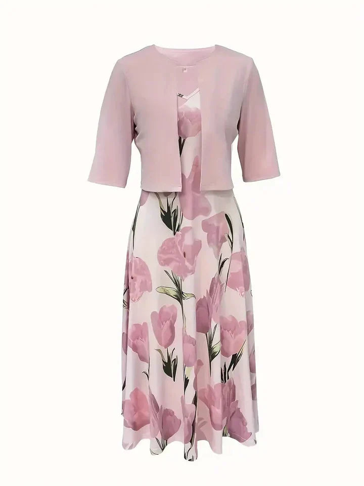 ISABELLE | Elegant Two-Piece Floral Set