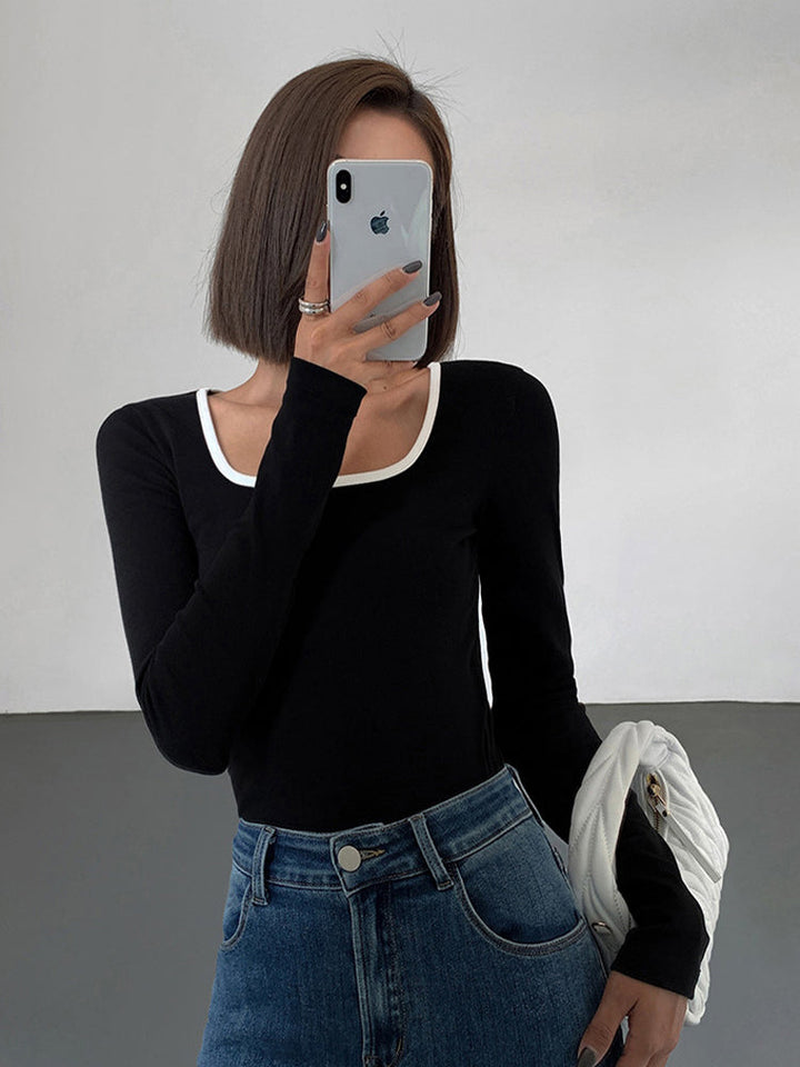 ELOUISE | French Long Sleeve Flow Top