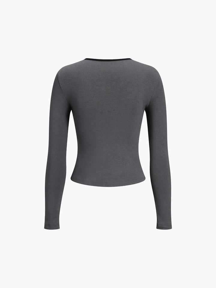ELOUISE | French Long Sleeve Flow Top