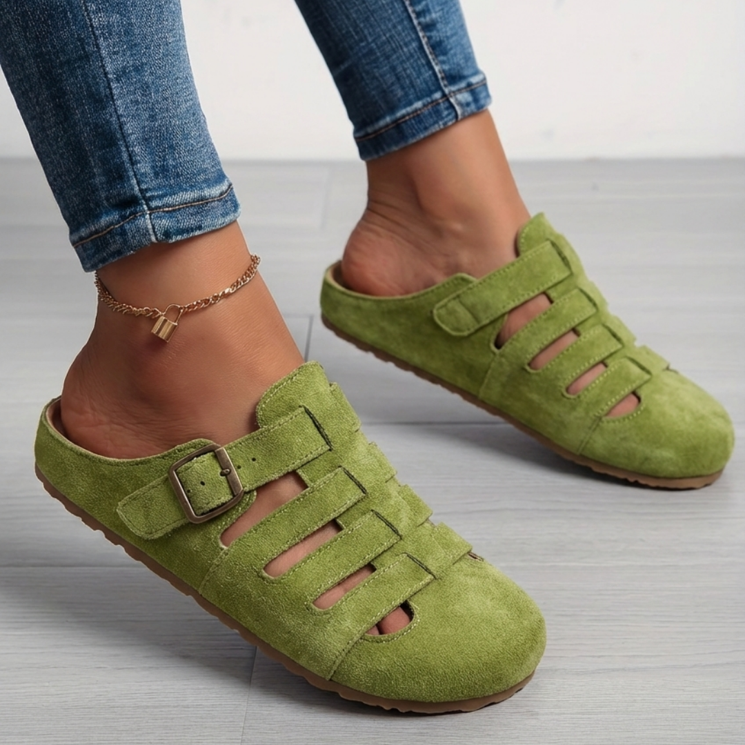 CHLOE | Supportive Slip-On Mule Sandals