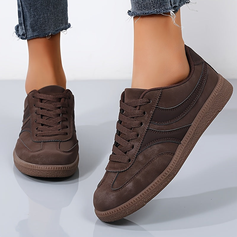 MHELIA | Casual Lace-Up Sneakers