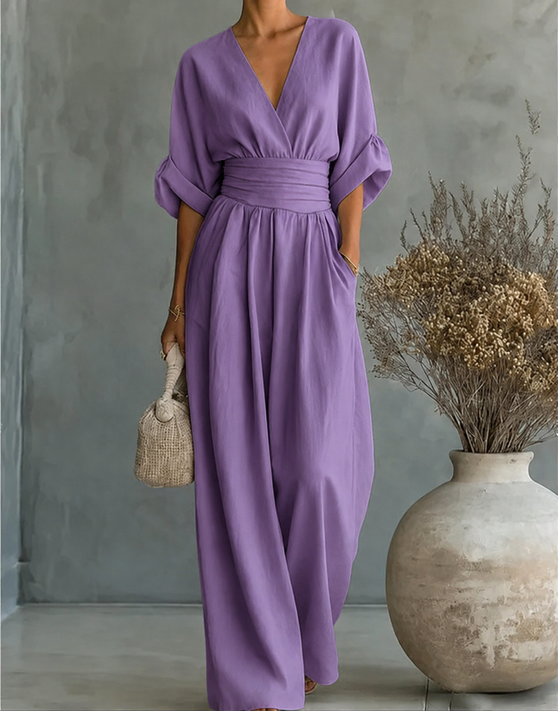 ÉLISE | Elegant Flowing Jumpsuit