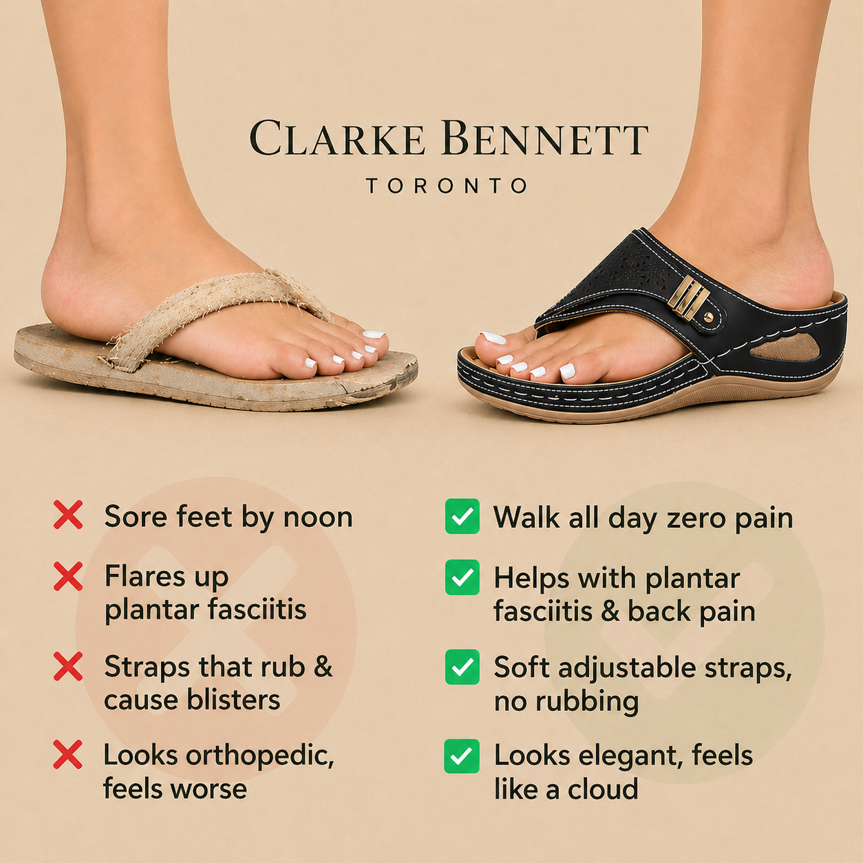 LILLY | Walk All Day With Zero Pain Sandals