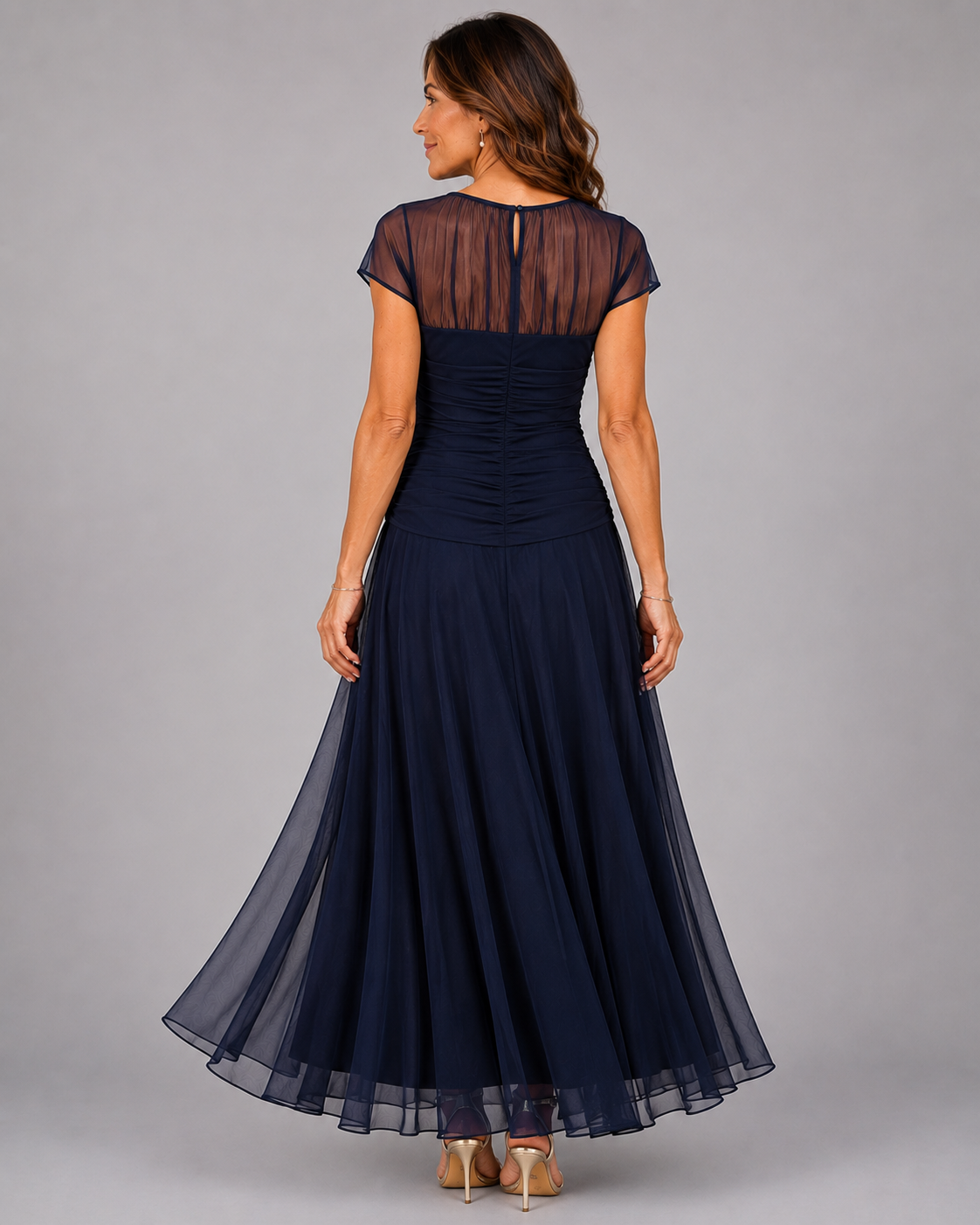 LORENZA | Elegant Chiffon Dress