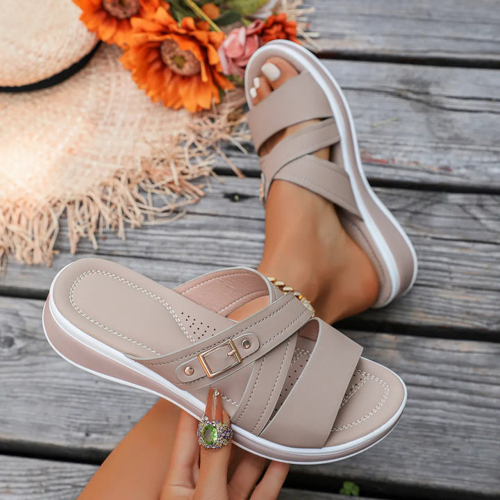 LEONIA | Casual Wedge Sandals