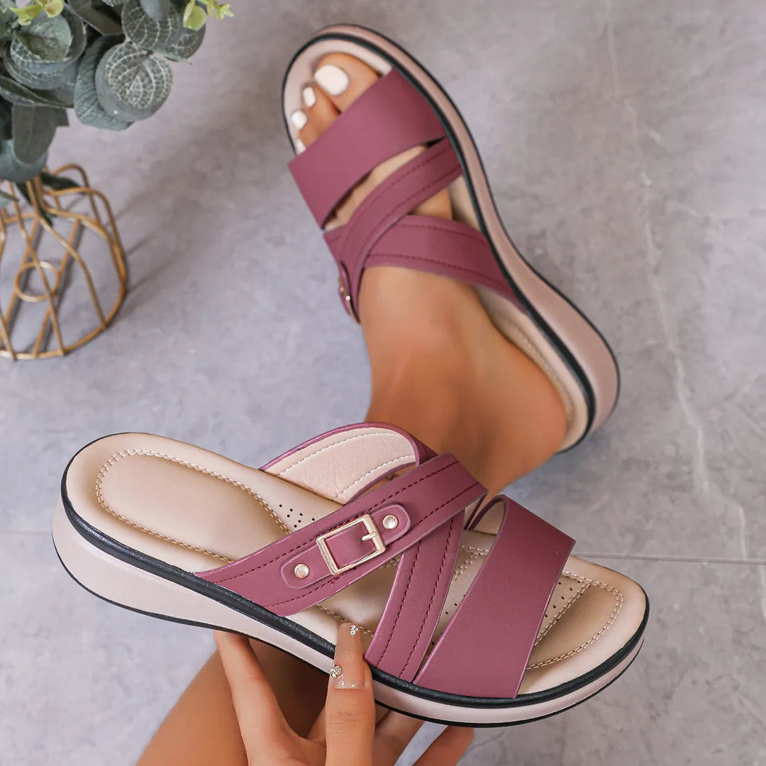 LEONIA | Casual Wedge Sandals