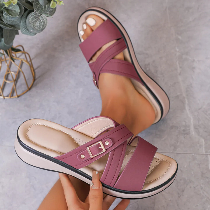 LEONIA | Casual Wedge Sandals