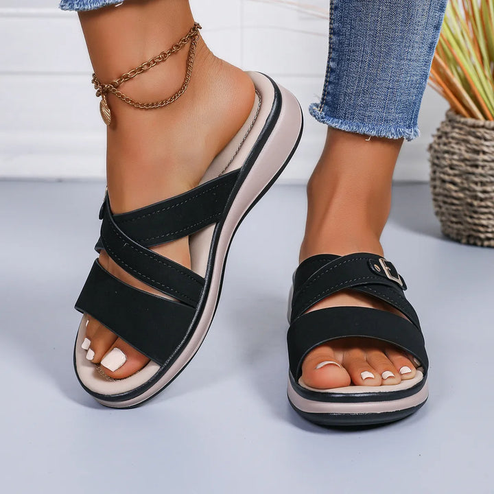 LEONIA | Casual Wedge Sandals