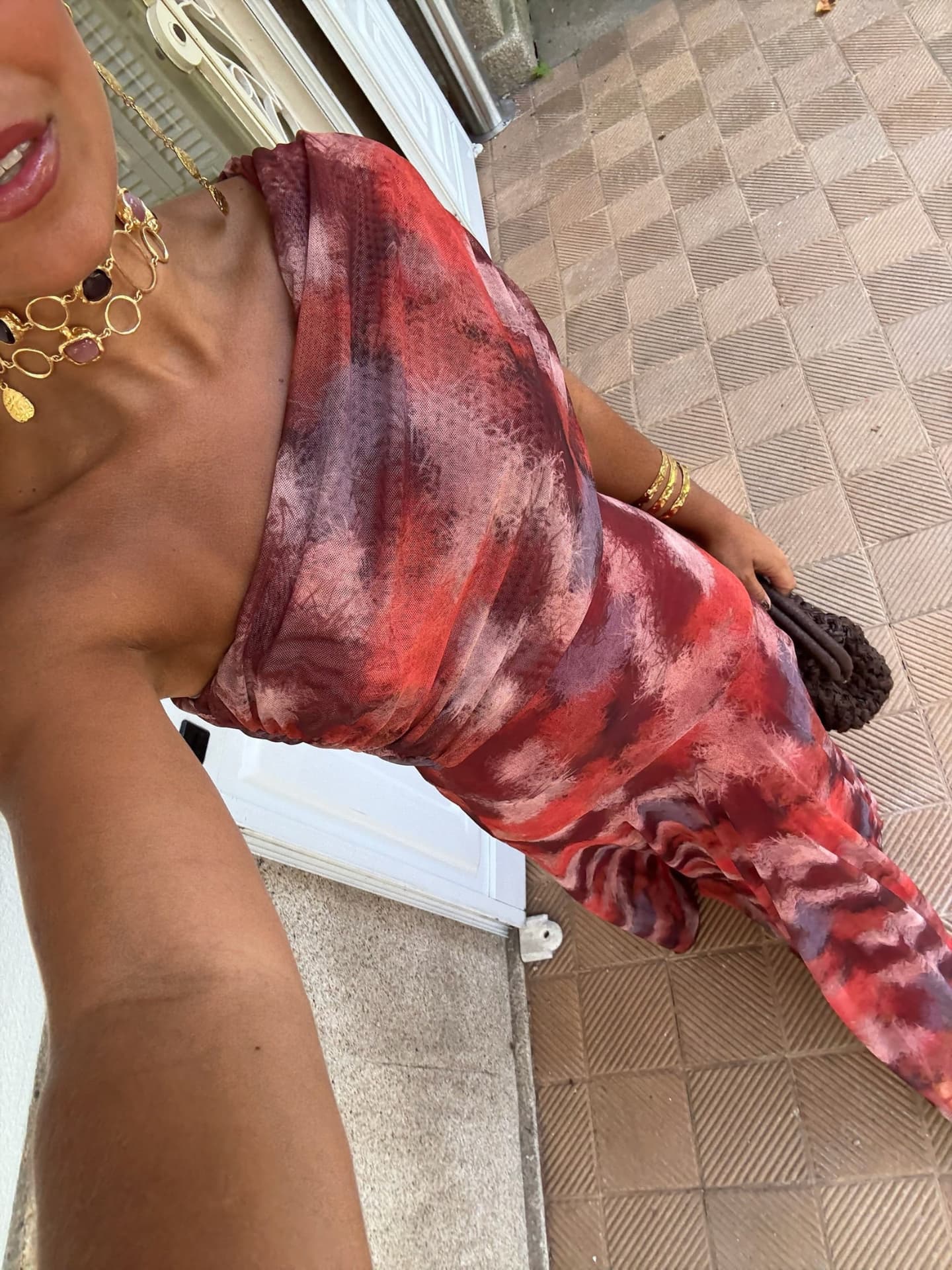 MIRA | Long Low-Cut Dress