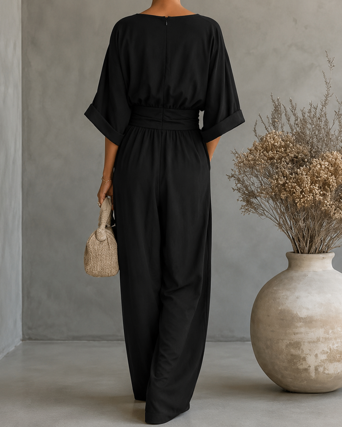 ÉLISE | Elegant Flowing Jumpsuit