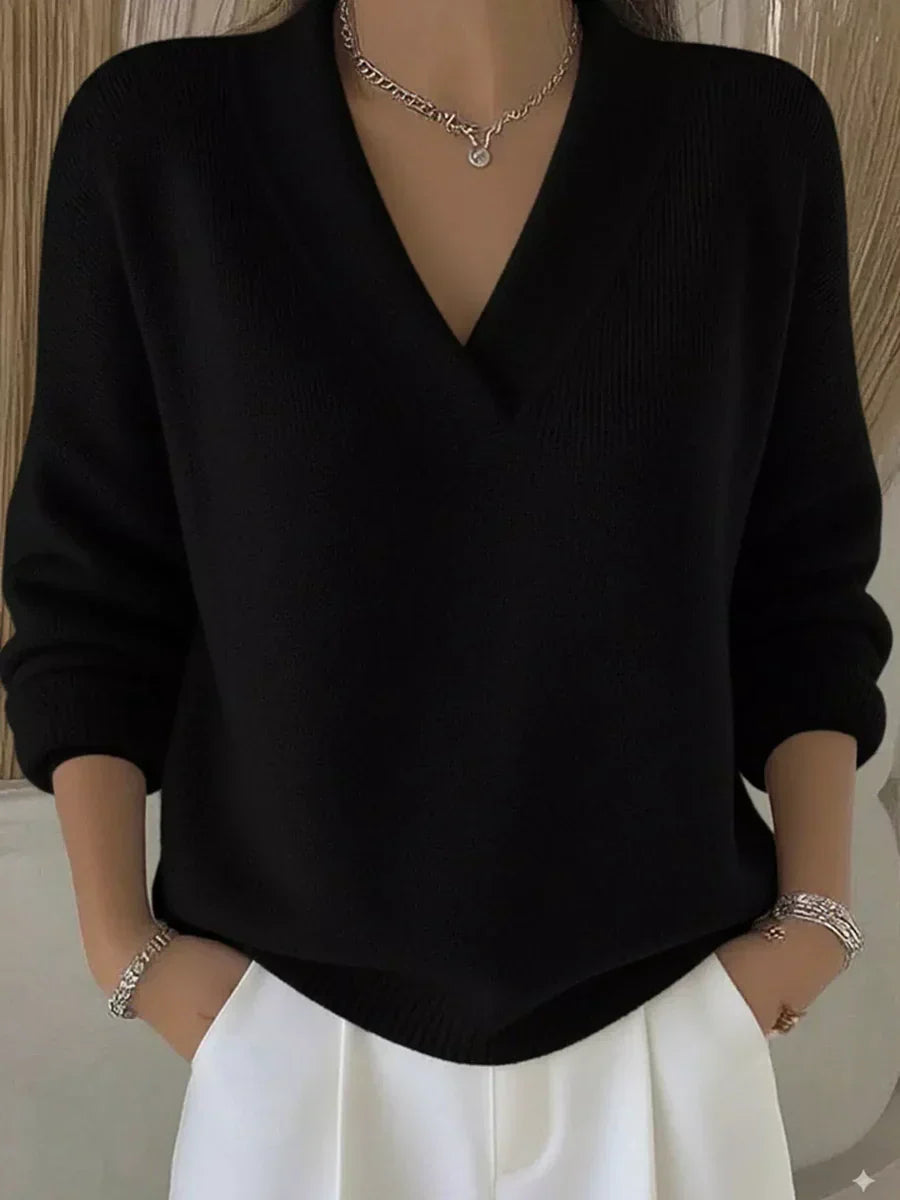 ANDREA | V-Neck Blouse