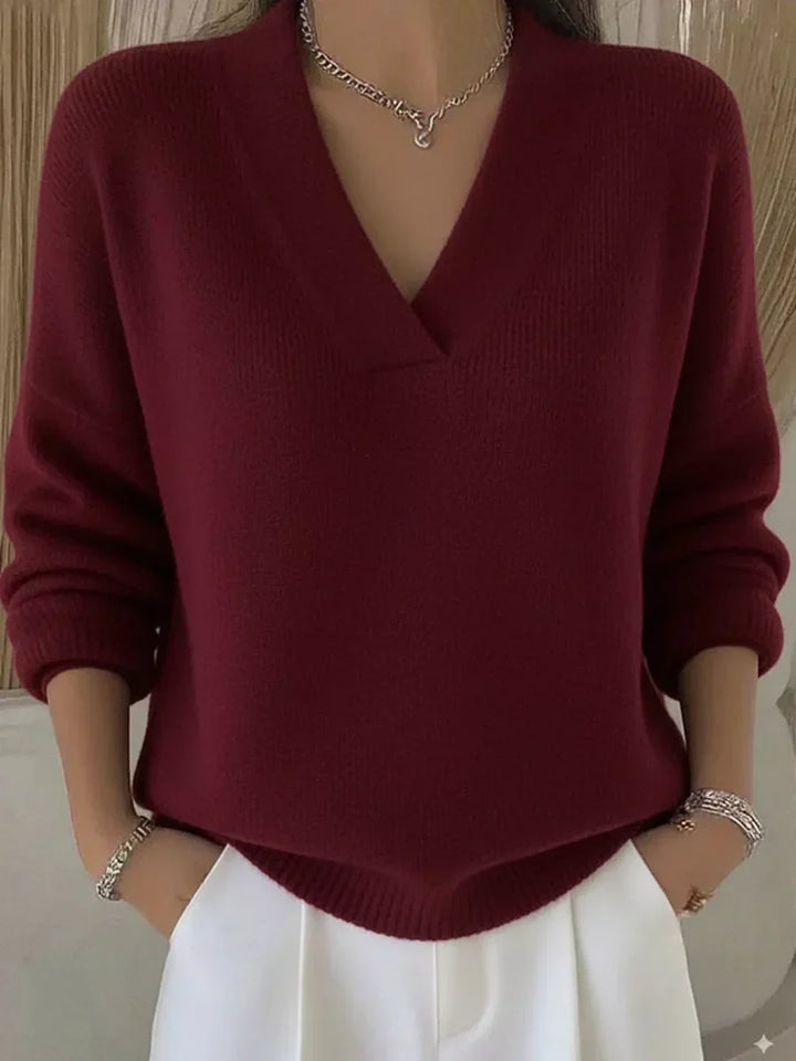 ANDREA | V-Neck Blouse