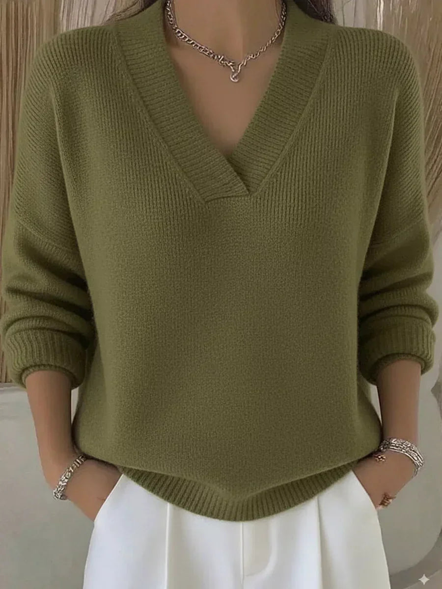 ANDREA | V-Neck Blouse